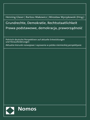 cover image of Grundrechte, Demokratie, Rechtsstaatlichkeit | Prawa podstawowe, demokracja, praworządność